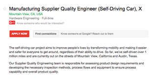 Illustration for article titled Why Google's New Job Postings Don't Mean It's Building Its Own Cars